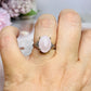 Sterling Silver Rose Quartz Ring Size 7 In Gift Bag