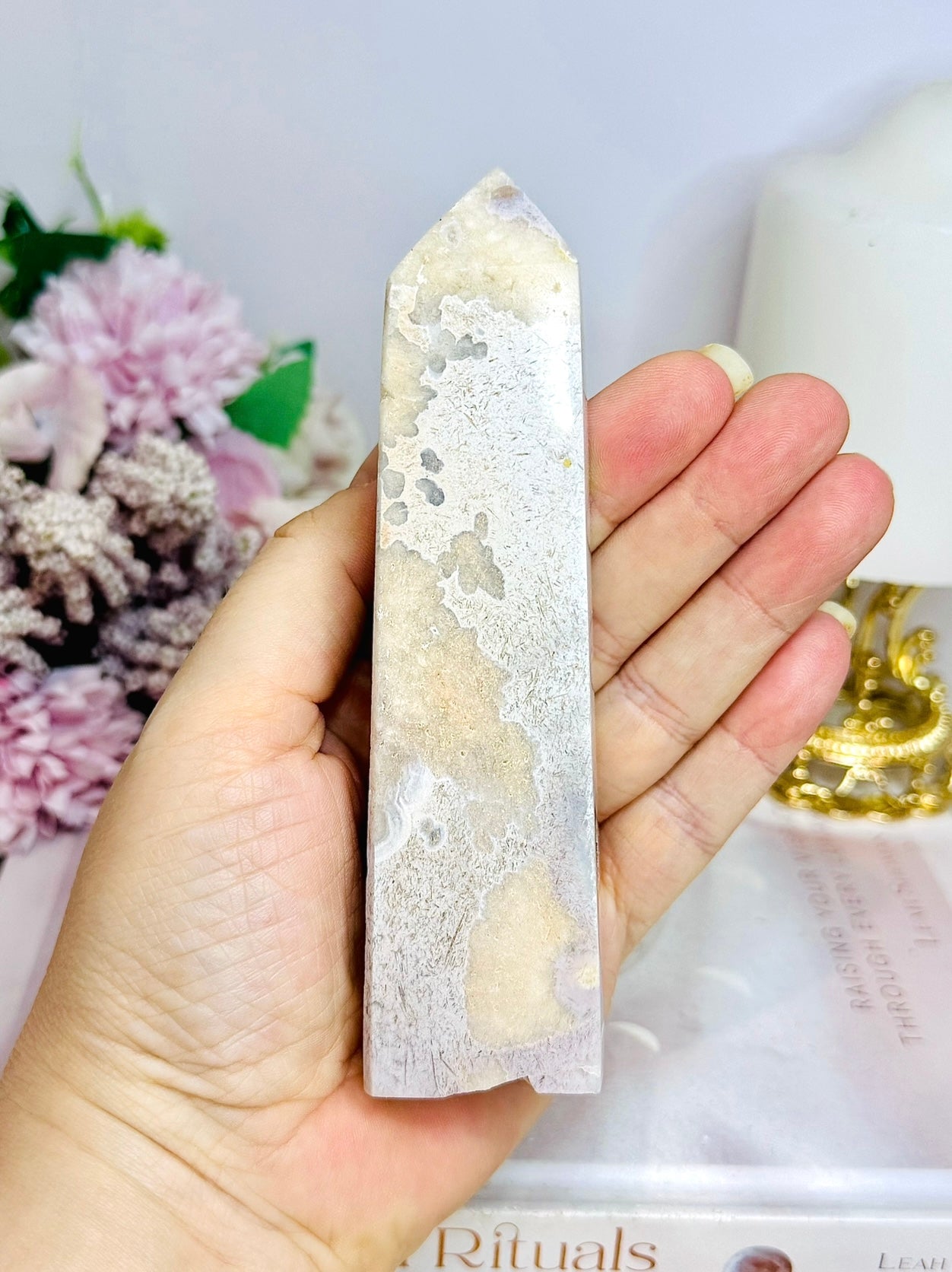 Pink Amethyst Tower 12.5cm