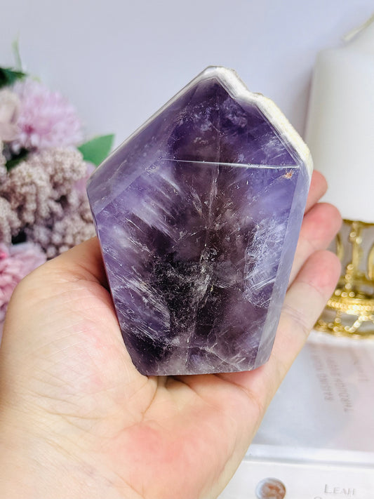 Large Chevron | Dream Amethyst Chunky Point 424g