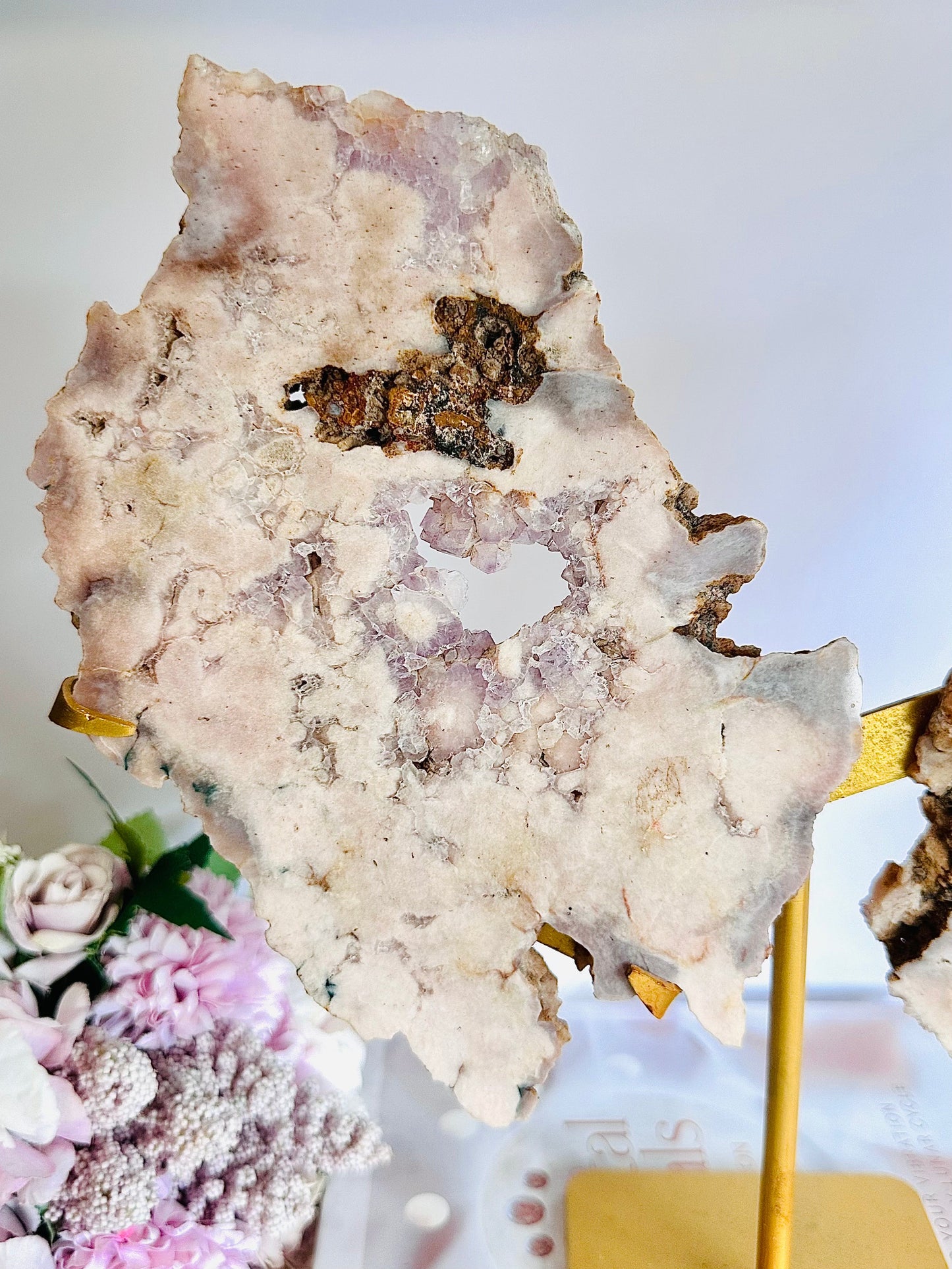 HUGE Druzy Pink Amethyst Wings 30cm x 30cm 1.35KG From Brazil
