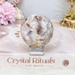 Druzy Flower Agate Sphere On Stand 183g
