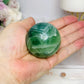 Green Fluorite Sphere on Stand 6cm