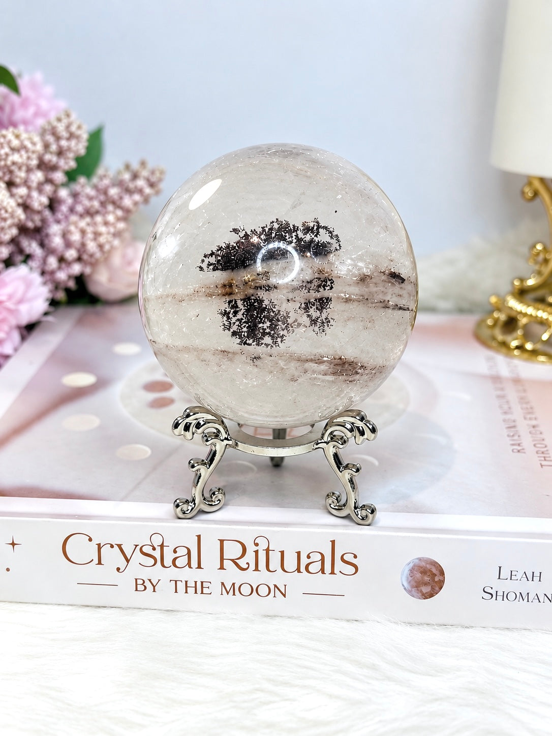 Lodolite | Garden Quartz Sphere on Stand 400g