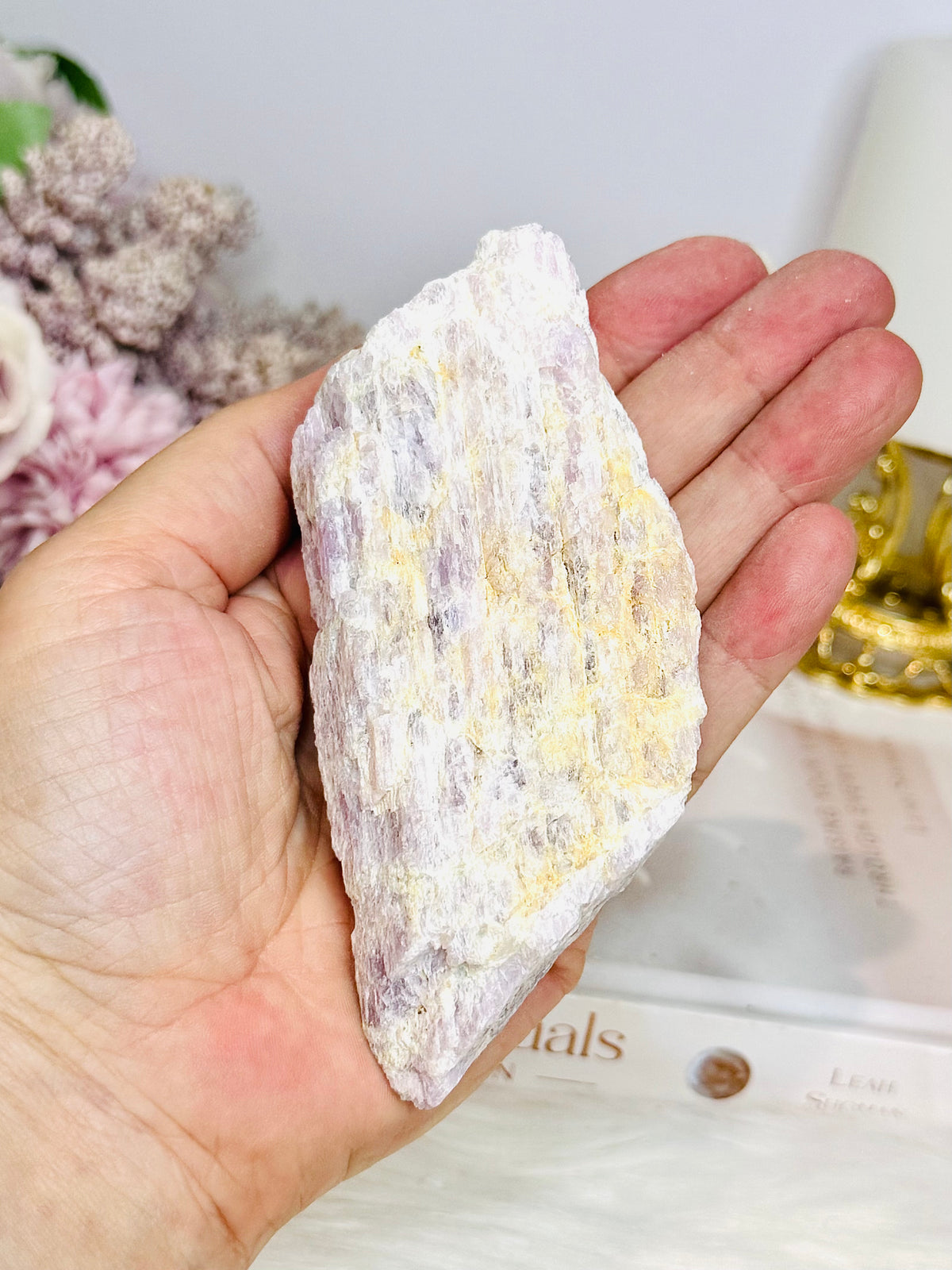Large Natural Kunzite Specimen 11cm 232g