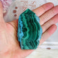 Natural 8cm Chrysocolla with Malachite Polished Slab | Freeform