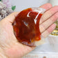 Carnelian Carved Moon 8cm