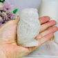 Clear Quartz Carved Owl 8cm 312g