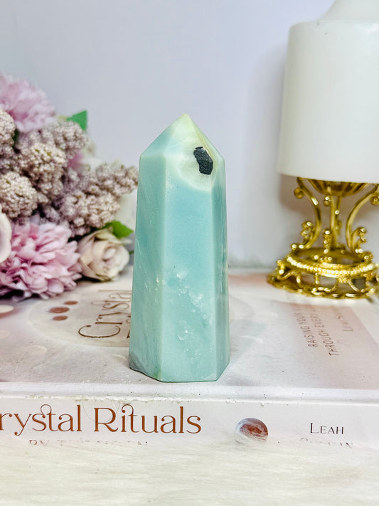 Sky Blue Quartz Tower 9.5cm