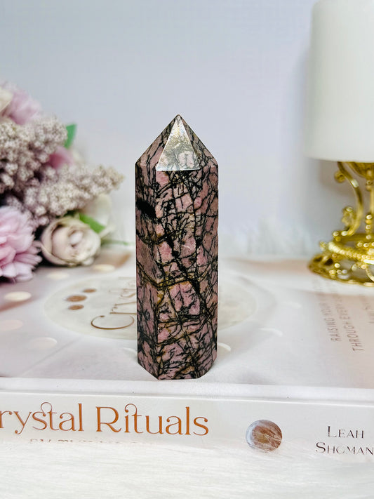 Rhodonite Tower 9cm