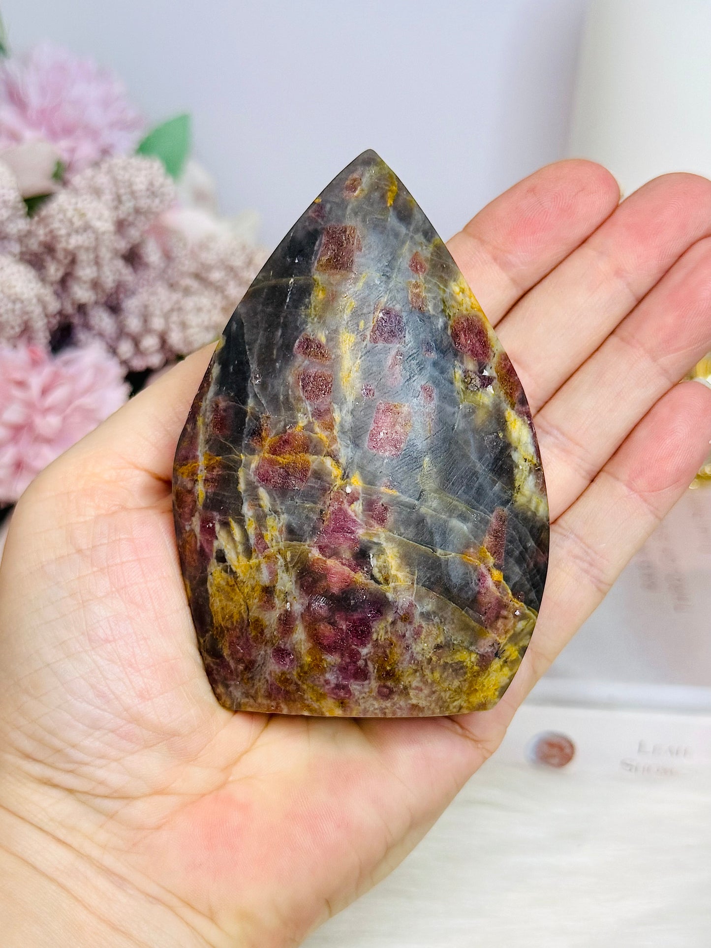 Pink Tourmaline Chunky Flame | Flame 10cm