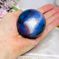High Grade Blue Agate Sphere on Stand 250g