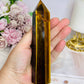 Large Tigers Eye Tower 15.5cm