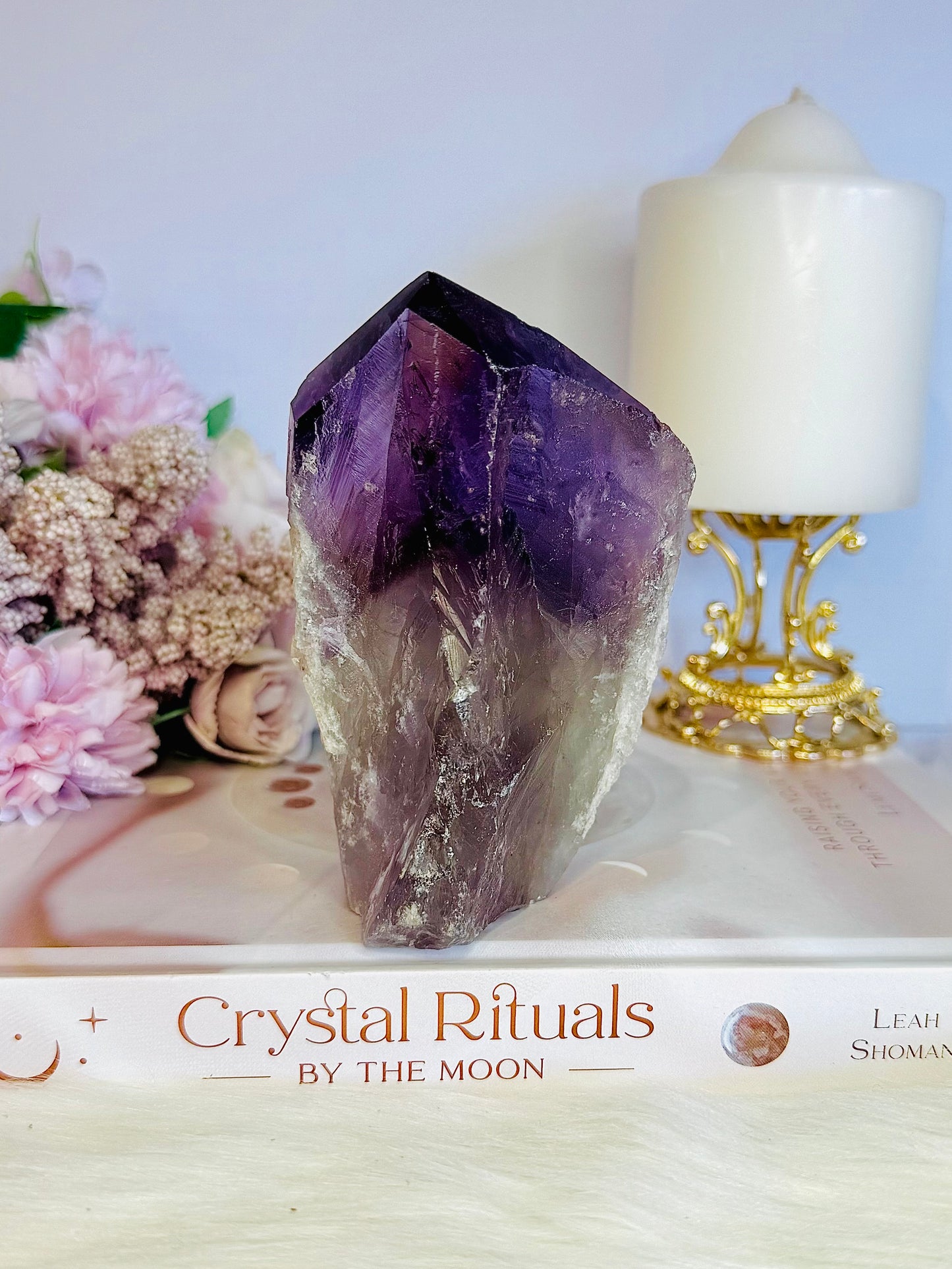 Natural Chunky Amethyst Dog Tooth | Point 11.5cm