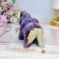 Amethyst X Mexican Lace Agate Elephant 11cm 410g