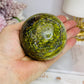 Green Opal Sphere On Stand 401g