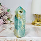 Blue Sky Stone Quartz Druzy Tower 11cm