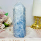 Blue Calcite Large Chunky Tower 12cm