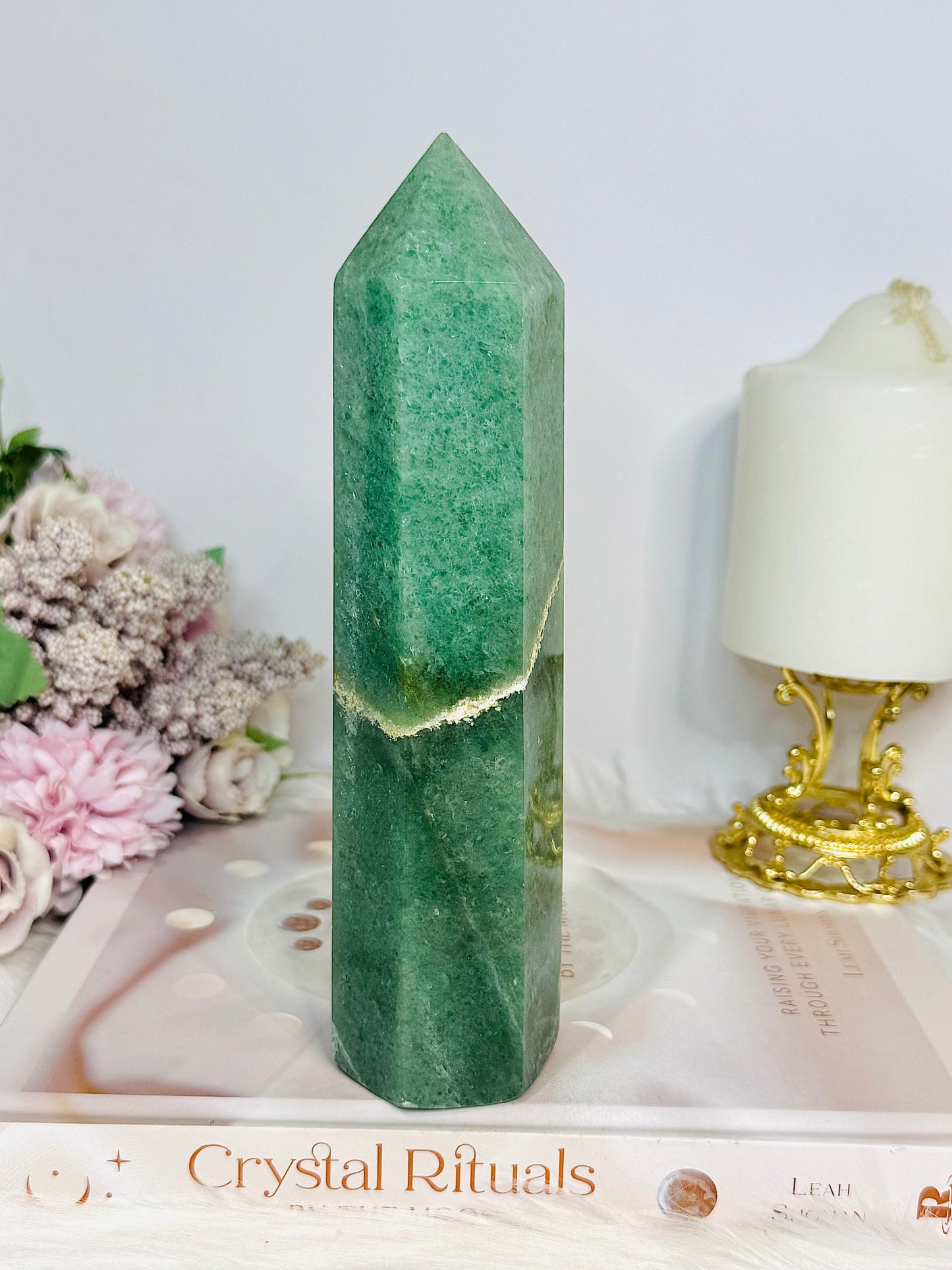 Large Green Aventurine Tower 18cm