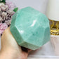 Unique Large Amazonite 8 Sided Freeform 1.17KG (sticker marks on crystal)