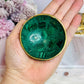 AAA Grade Malachite Carved Bowl 7.5cm