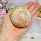 Large Flower Agate Sphere on Stand 382g