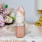 Pink Opal Tower 9cm