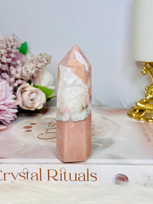Pink Opal Tower 9cm