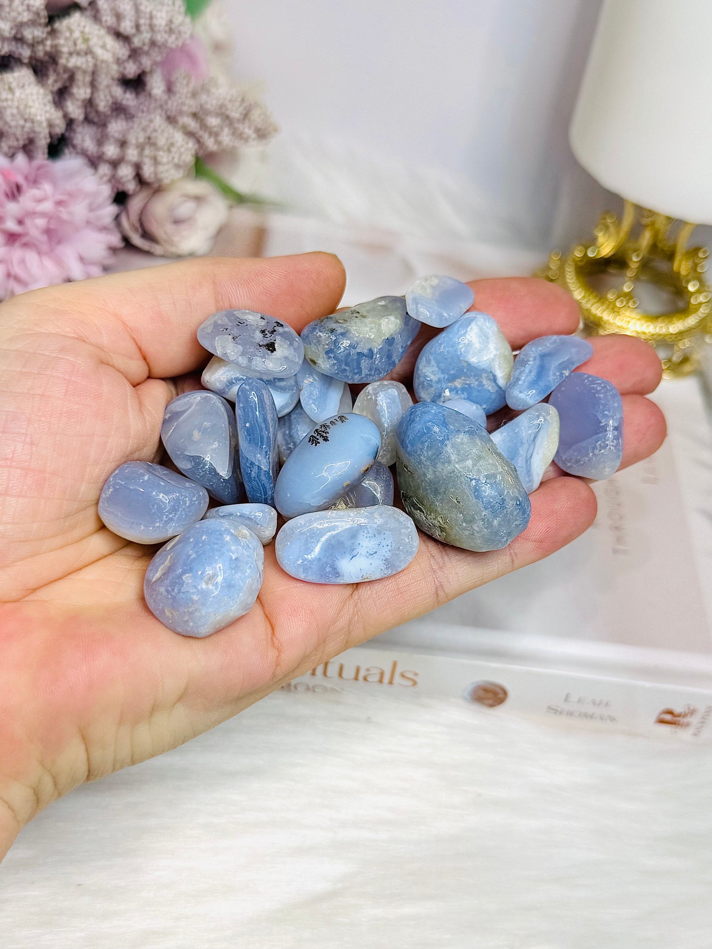 Soothing | Calming ~ Blue Lace Agate Tumbles $4 each x