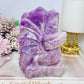 Collectors Piece ~ Large High Grade Kunzite Dragon & Castle 13cm 793g