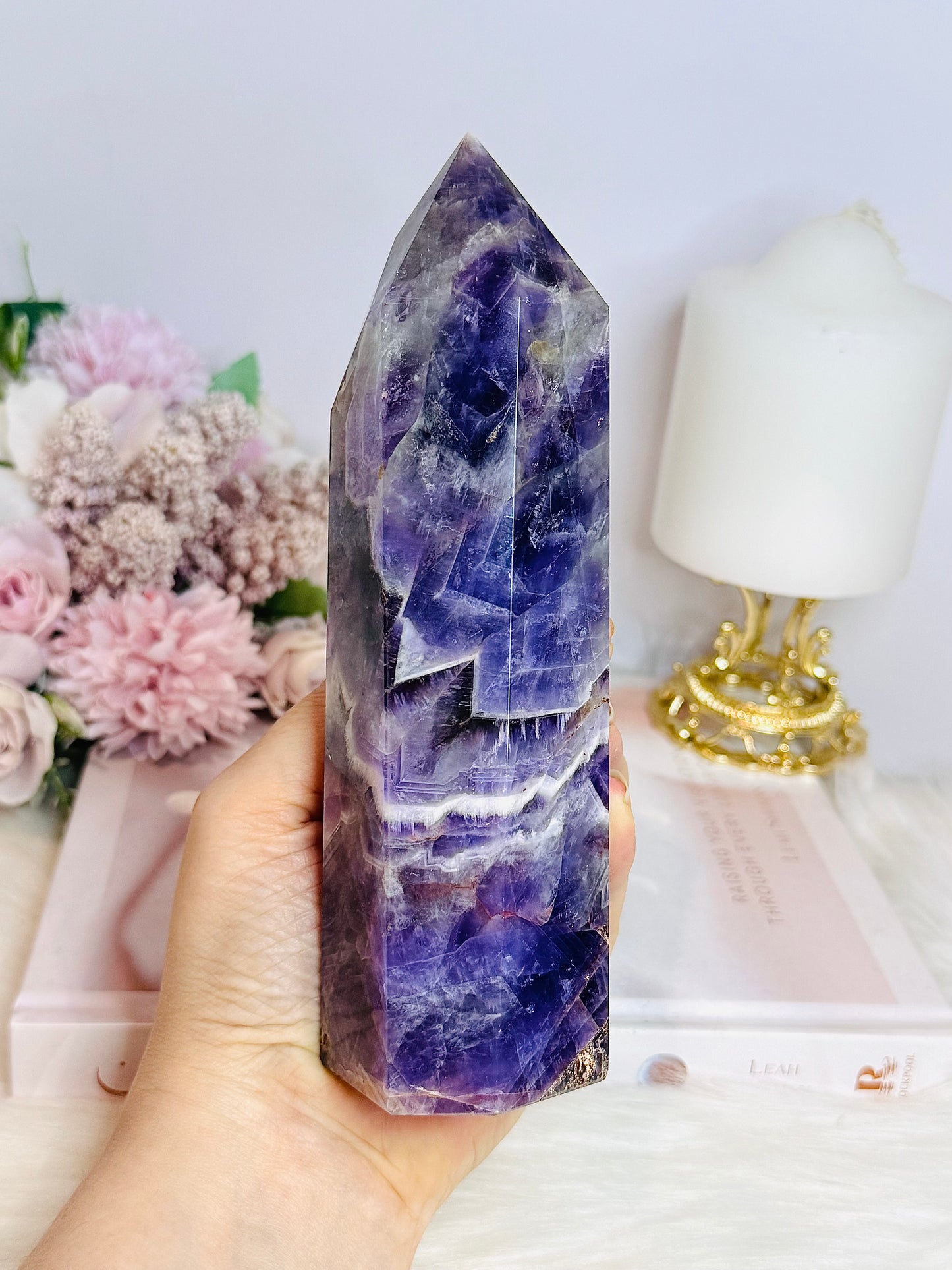 Large Dream | Chevron Amethyst Chunky Tower | Generator 17cm 612g