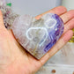 Crazy Lace Amethyst Heart 8cm