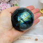 Large Labradorite Sphere On Stand 436g
