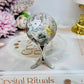 Mexican Agate Sphere On Stand 97g