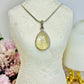 Quartz Pendant On Silver Plated Chain / Necklace in Gift Bag