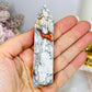 Mexican Lace Agate Druzy Tower 9.5cm