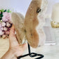 Huge Pink Amethyst Druzy Chunky Butterfly on Stand 1.35KG 19.5cm