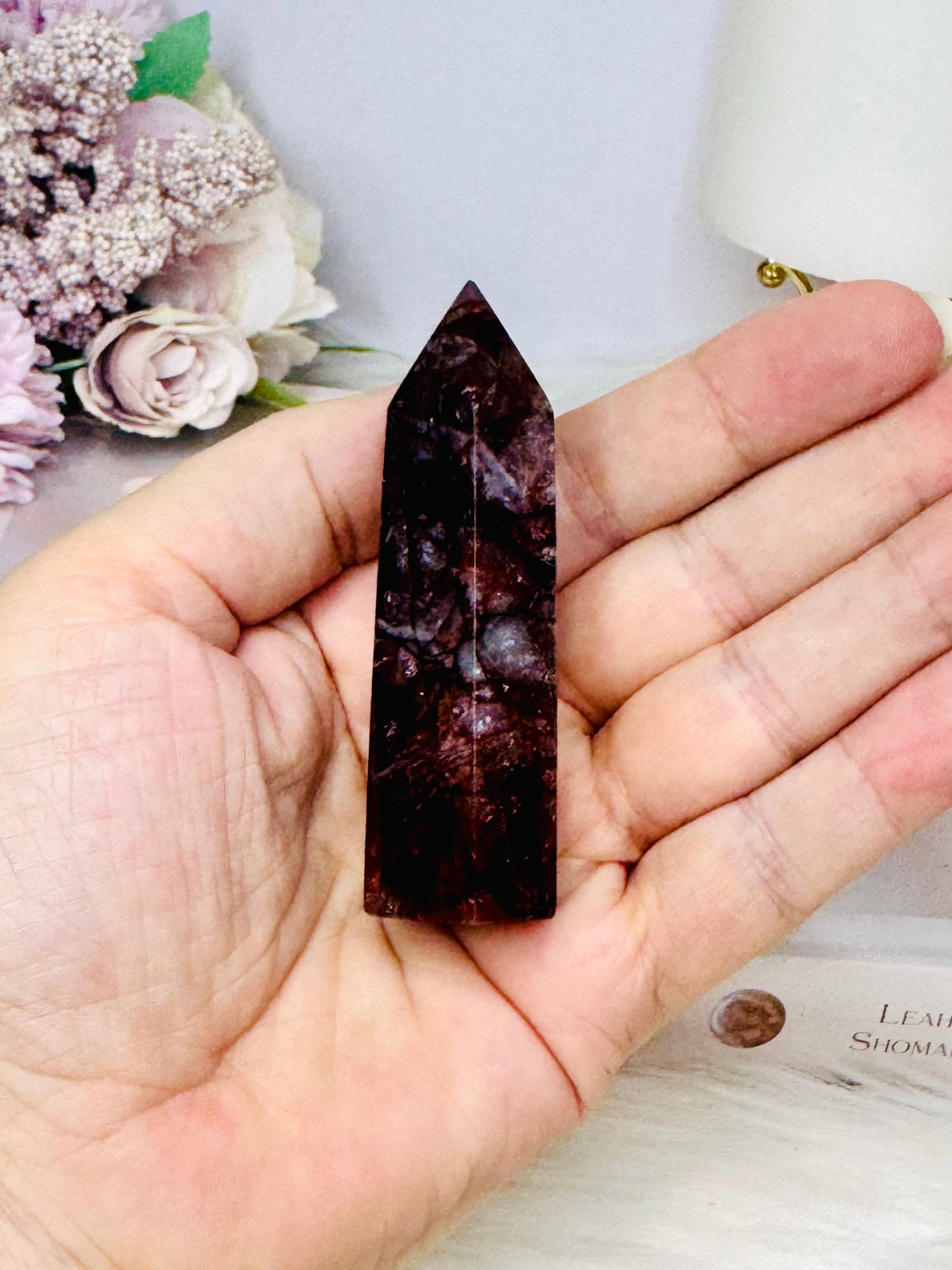 High Grade Fire Quartz Tower 7.5cm