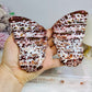High Grade Ocean Jasper Wings On Stands 12cm