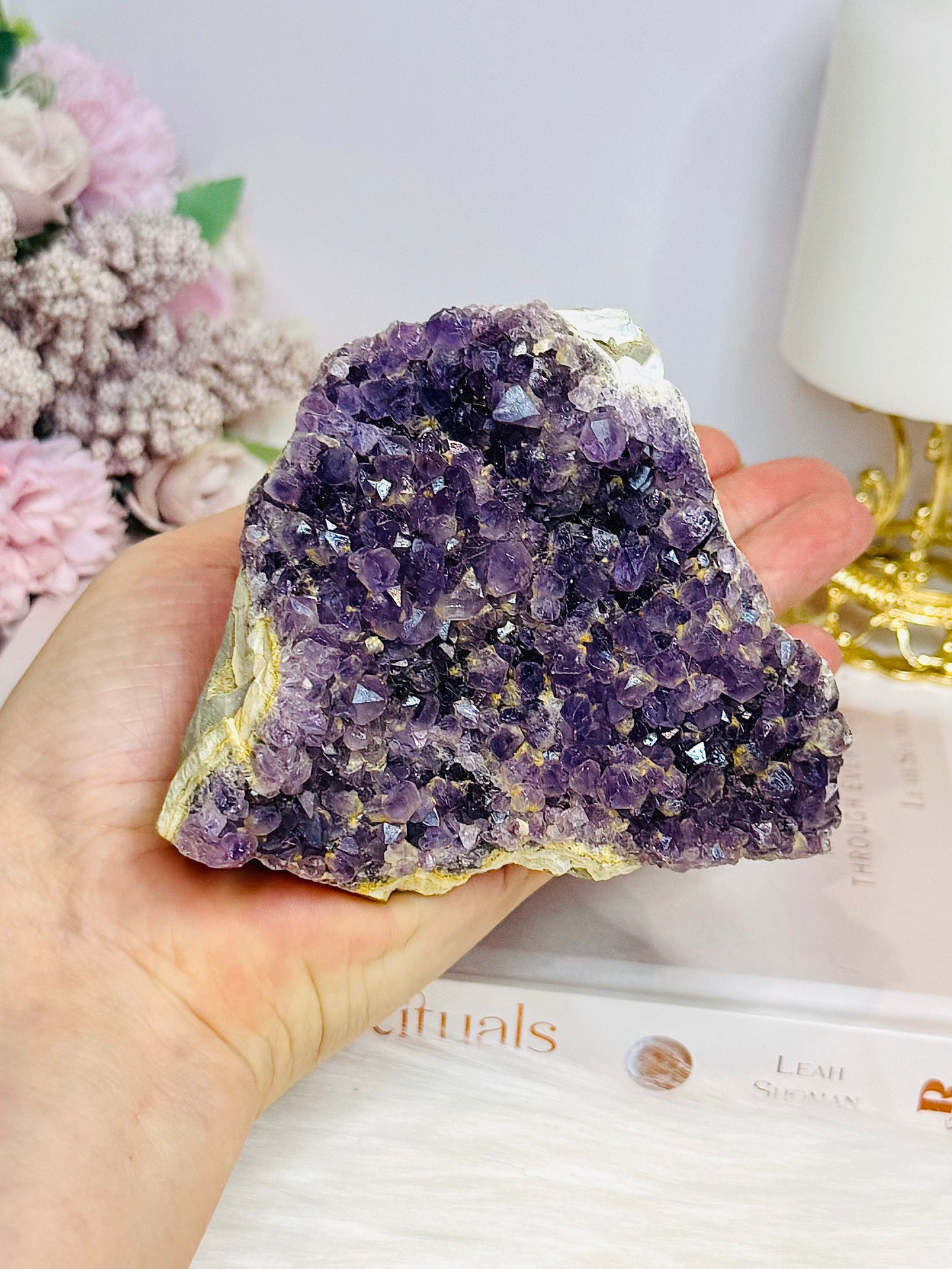 Natural Amethyst Base Cut Cluster 10cm 617g