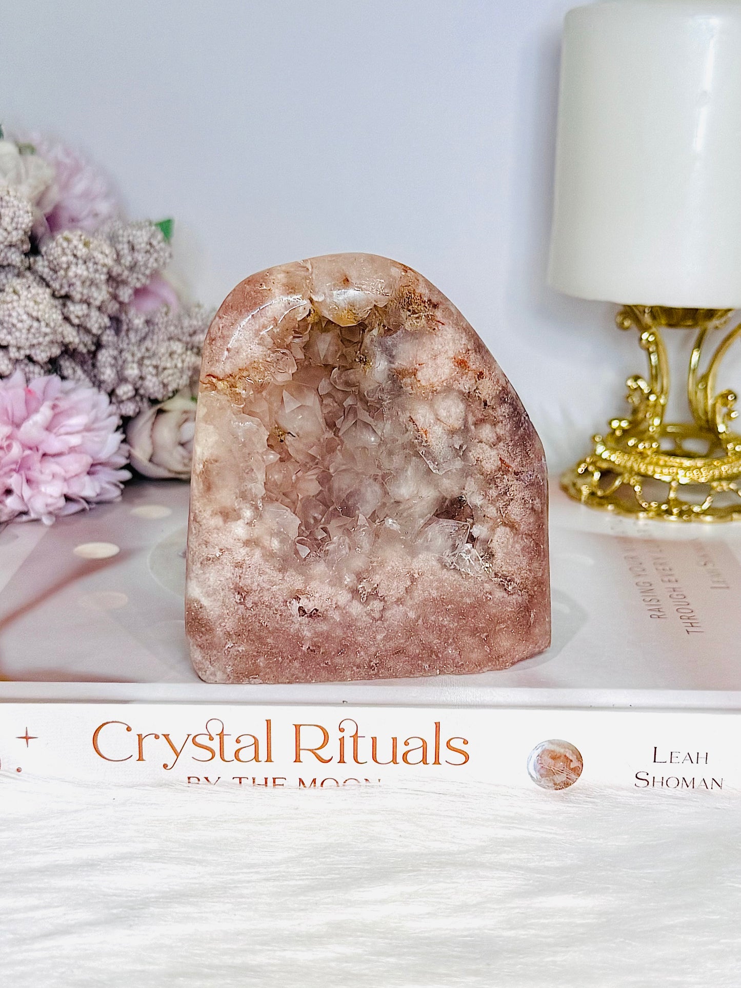 Chunky Pink Amethyst Druzy Freeform 9cm 479g
