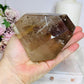 Natural Large Smokey Quartz Freeform On Stand from Brazil 15.5cm 667g