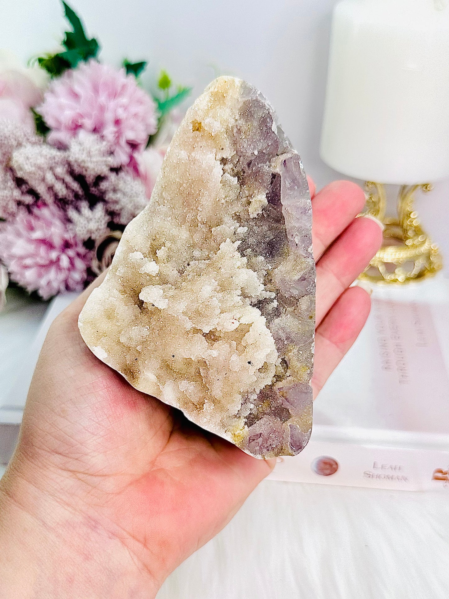 Truly Divine Sparkling Sugar Druzy Natural Pink Amethyst Cluster 559grams From Brazil ~ A Spectacular Piece