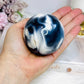 Large Orca Agate Sphere on Stand 379g