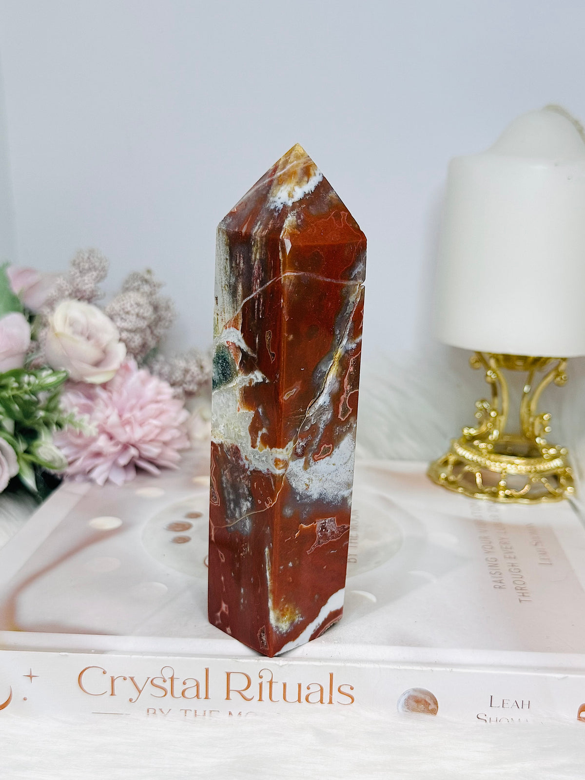 Large Jasper Tower 14cm