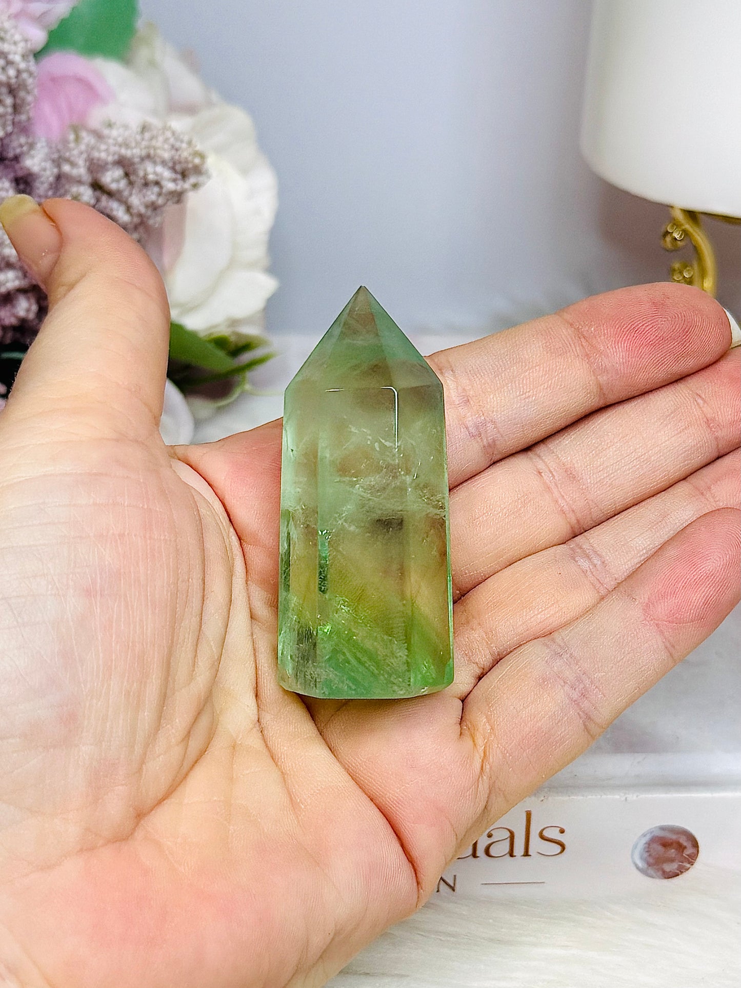 For Sue ~ Green Fluorite High Grade Tower | Point 6cm