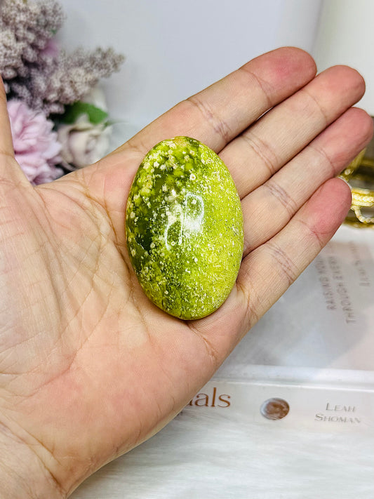 Green Opal Palm Stone