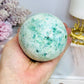 Large Phoenix Stone (Malachite, Chrysocolla, Turquoise) Sphere on Stand 545g