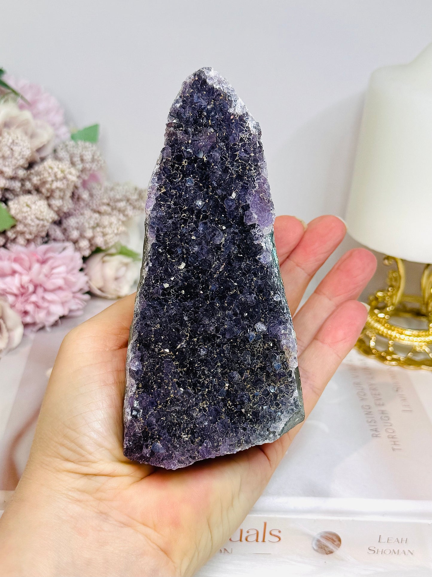 Amethyst Cut Base Cluster 12cm 420g