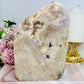 Large Natural Druzy Pink Amethyst Freeform | Slab 17cm 1.04KG