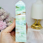 Caribbean Calcite Druzy Tower 14cm